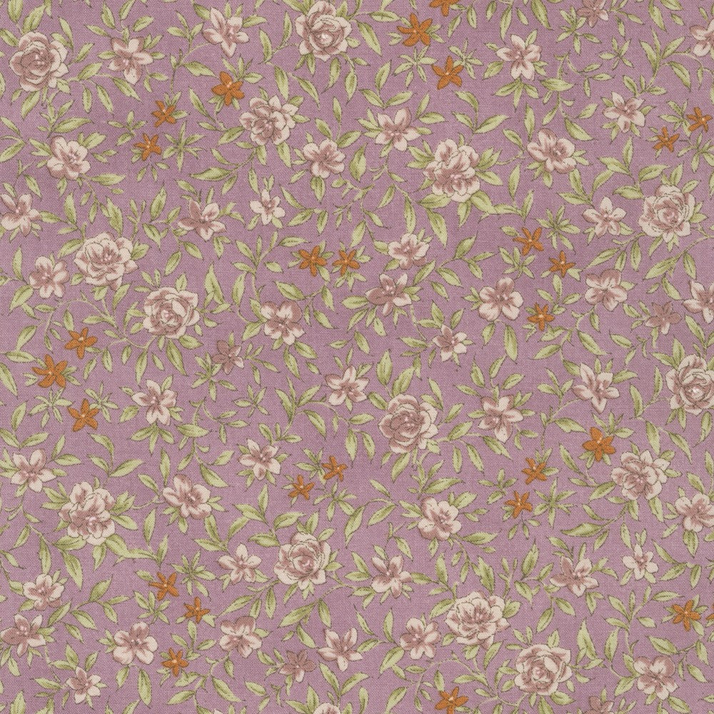 Sevenberry Petite Nostalgia Lawn - Mauve Yardage