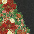 Holiday Flourish Peppermint Twist Christmas Tree Black Metallic Fabric Panel by Studio RK for Robert Kaufman – festive cotton panel for quilts and décor.