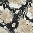 Holiday Flourish Peppermint Twist Poinsettias Shadow Metallic Fabric by Studio RK for Robert Kaufman – Christmas cotton with silver accents.