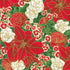 Holiday Flourish Peppermint Twist Flowers Pine Metallic Fabric by Robert Kaufman – metallic floral Christmas quilting cotton.