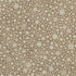 Holiday Flourish Peppermint Twist – Snowflakes Taupe Metallic Fabric by Studio RK for Robert Kaufman, metallic snowflakes on taupe background.