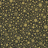 Holiday Flourish Peppermint Twist – Snowflakes Black Metallic Fabric by Studio RK for Robert Kaufman, featuring shimmering snowflakes on a black background.