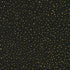 Holiday Flourish Forest Glen black fabric featuring scattered metallic gold dots on a rich shadow background.