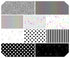 Tula Pink - True Colors - Graphite 10" Charm Pack/Layer Cake