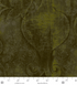 Embossed Khaki Fabric by Jinny Beyer – tonal khaki cotton with floral texture from Midnight Garden by RJR Fabrics.