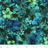 Casablanca Floral Teal quilting cotton by Jinny Beyer for RJR Fabrics in rich teal background with oversized floral motifs