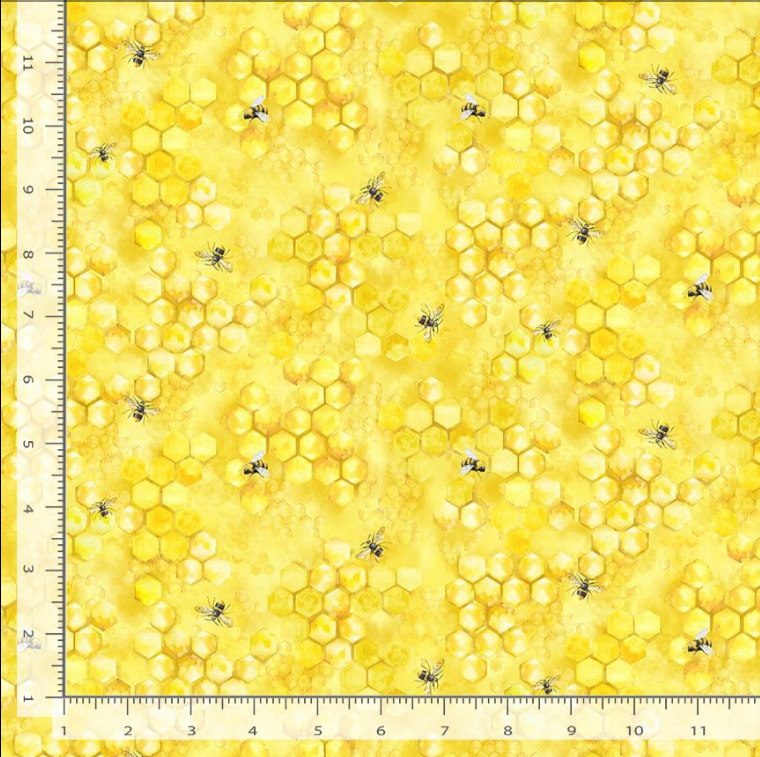 Honey Bee Farm - Flying Bees On Honey Combs