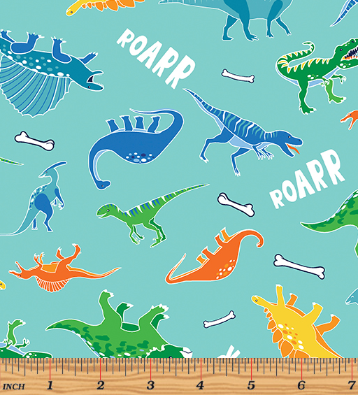 Glow-O-Saurus - Dino Friends Navy Aqua in the Dark