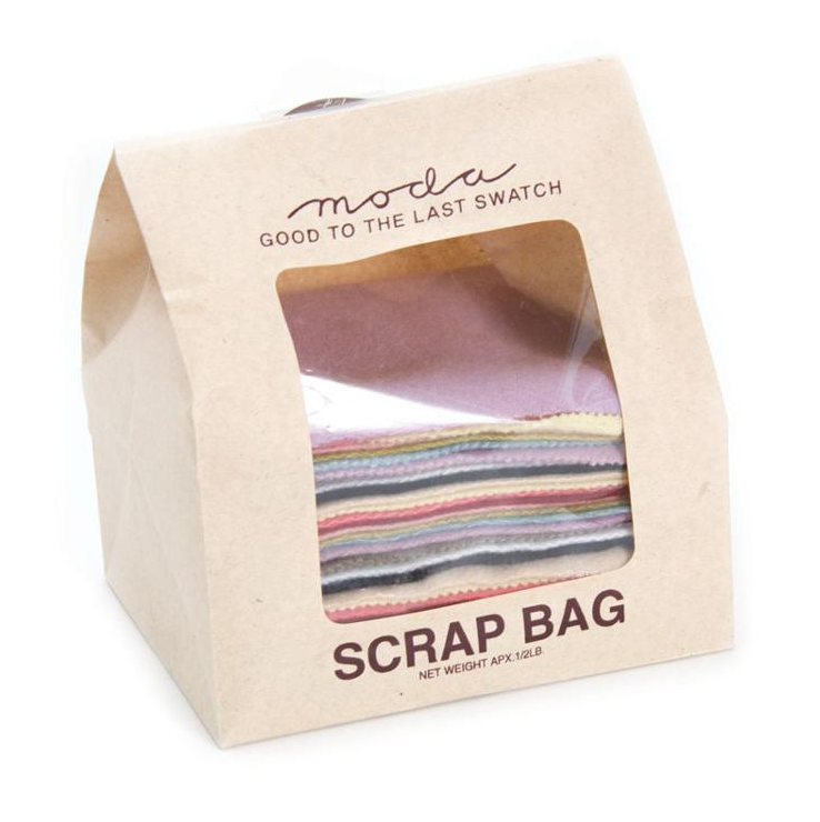 Half Pound Multicolor Wool Scrap Bag