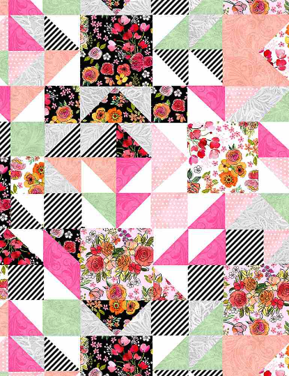 Sew Floral Patchwork by Timeless Treasures