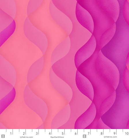 Playa - Dunes Pink Purple Fabric by Jinny Beyer