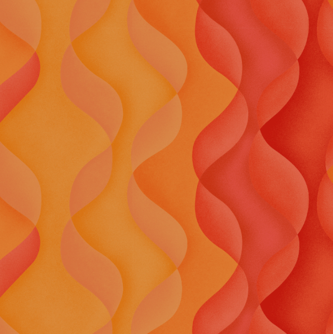 Playa - Dunes Red Orange Fabric by Jinny Beyer