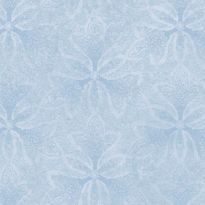 Maison – Fleur Light Blue Floral Fabric by Jinny Beyer for RJR Fabrics