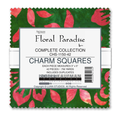 Artisan Batiks Floral Paradise Charm Pack