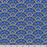 Jaikumari - Scallop Cobalt Metallic Fabric