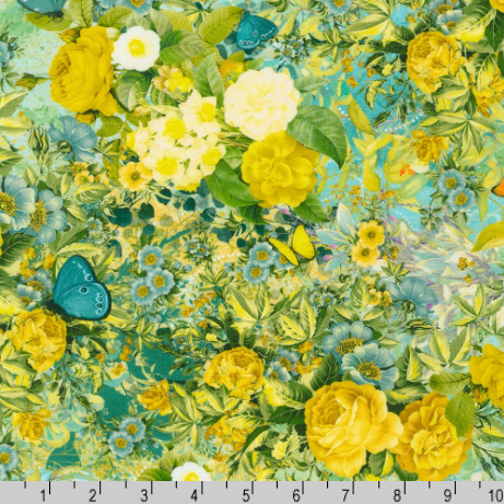 Enchanted Aviary - Butterflies and Florals Citrus