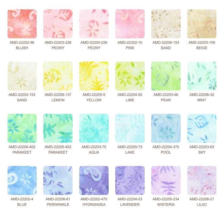 Artisan Batiks Petite Pastels Charm Pack