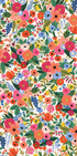 Wildwood Petite Garden Party Pink Rayon Fabric by Rifle Paper Co. – 100% rayon floral print with soft drape for apparel.