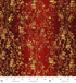 Velvety Vines Red Velvet Metallic Fabric by Flaurie & Finch – Holiday Twinkle red vine print with metallic on cotton.