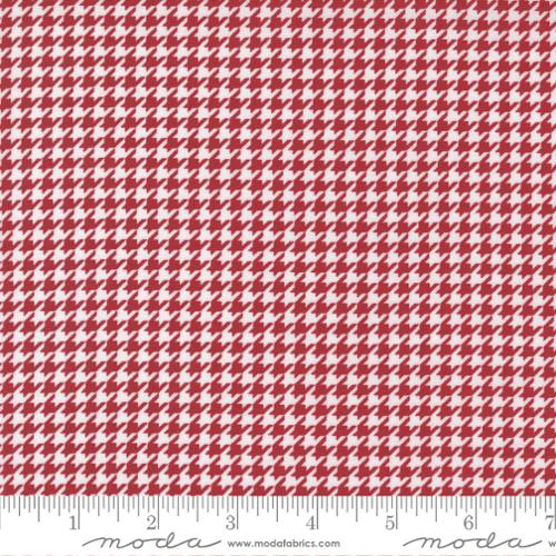 XOXO - Houndstooth Lipstick Lace by Moda Fabrics