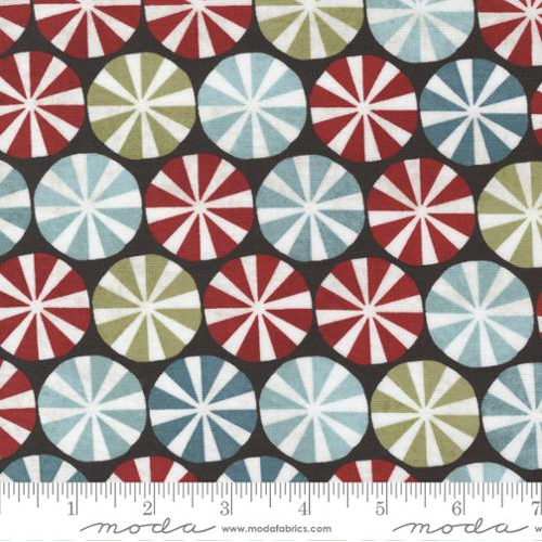 Peppermint Bark - Dark Chocolate Fabric by Moda