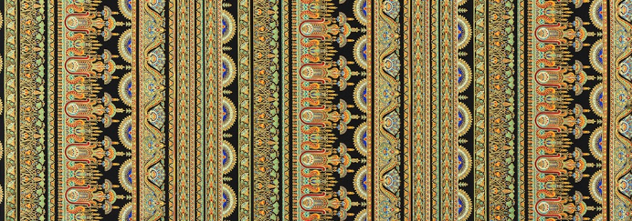 Ancient Beauty - Stripe Onyx Gold Metallic