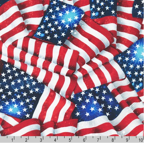 108" Wide - Patriots Wide - Americana Quilt Back