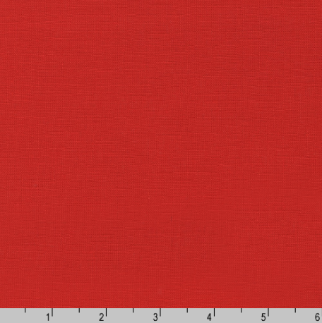 Essex Ruby - Linen Blend Fabric - Kaufman