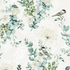 Chickadee Cheer – Chickadees and Flowers Natural with Gold Metallic Fabric by Hoffman Fabrics