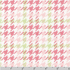 Cozy Cotton Flannel - Houndstooth Pink Yardage