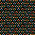 Curio - Tulips - Black Metallic Fabric