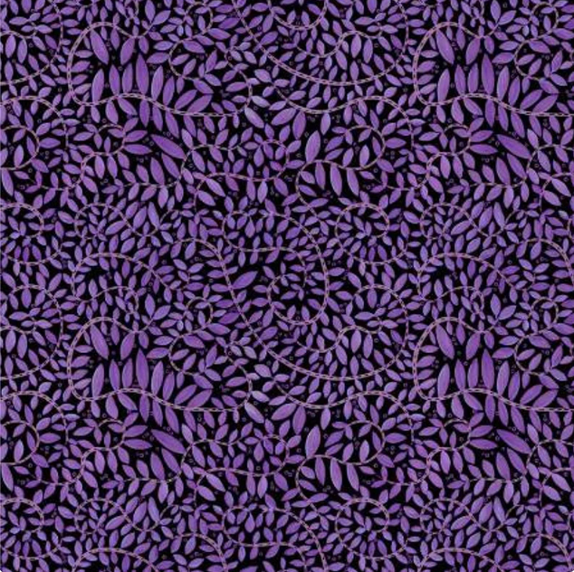Folktown Cats - Fantasy Fern Purple/Black