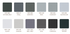 Kona Cotton Stormy Skies Palette Ten Squares