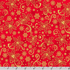 Traditional Trimmings - Gold Swirls Snowflakes Red