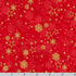 Traditional Trimmings - Gold Stars Snowflakes Crimson