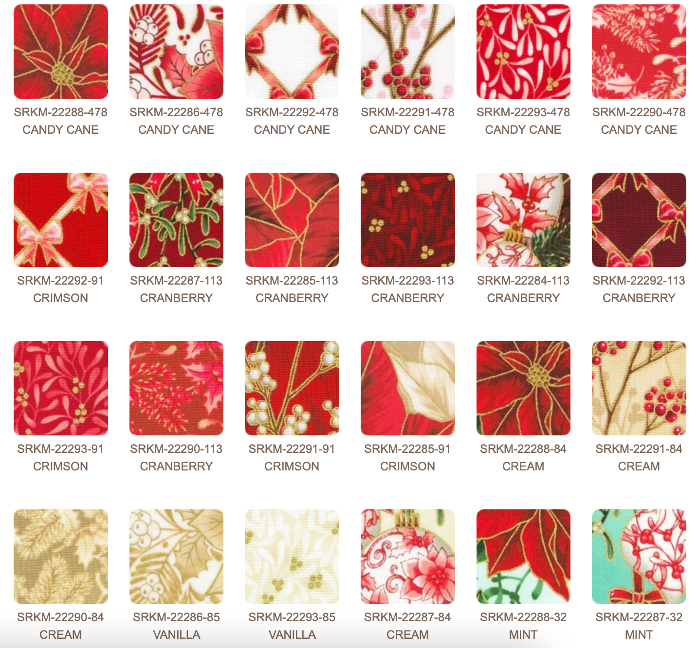 Holiday Flourish - Festive Finery - Holiday Colorstory Roll Up