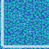 Luminous - Small Floral with Leaves Blue Metallic