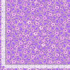 Luminous - Small Floral with Leaves Purple Metallic - Timeless