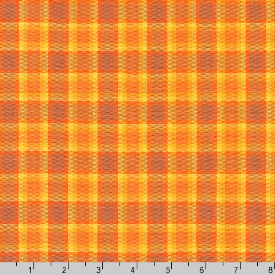 Kitchen Window Wovens - Yarn Dyed Check Plaid Spice Yardage