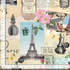 Belle Fleur - Paris Collage Yardage
