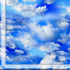 Clouds in a Bright Sky 108" Wide Yardage