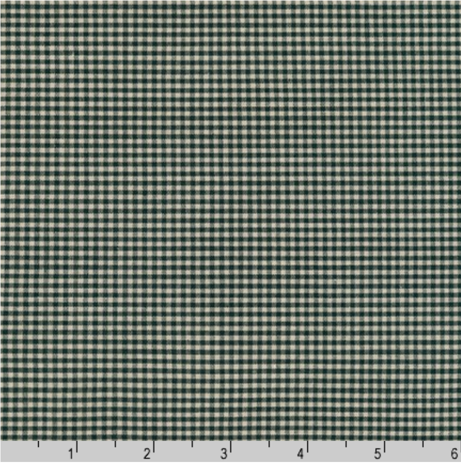Crawford Gingham - Yarn Dyed 1/16 Inch Gingham Forest Yardage