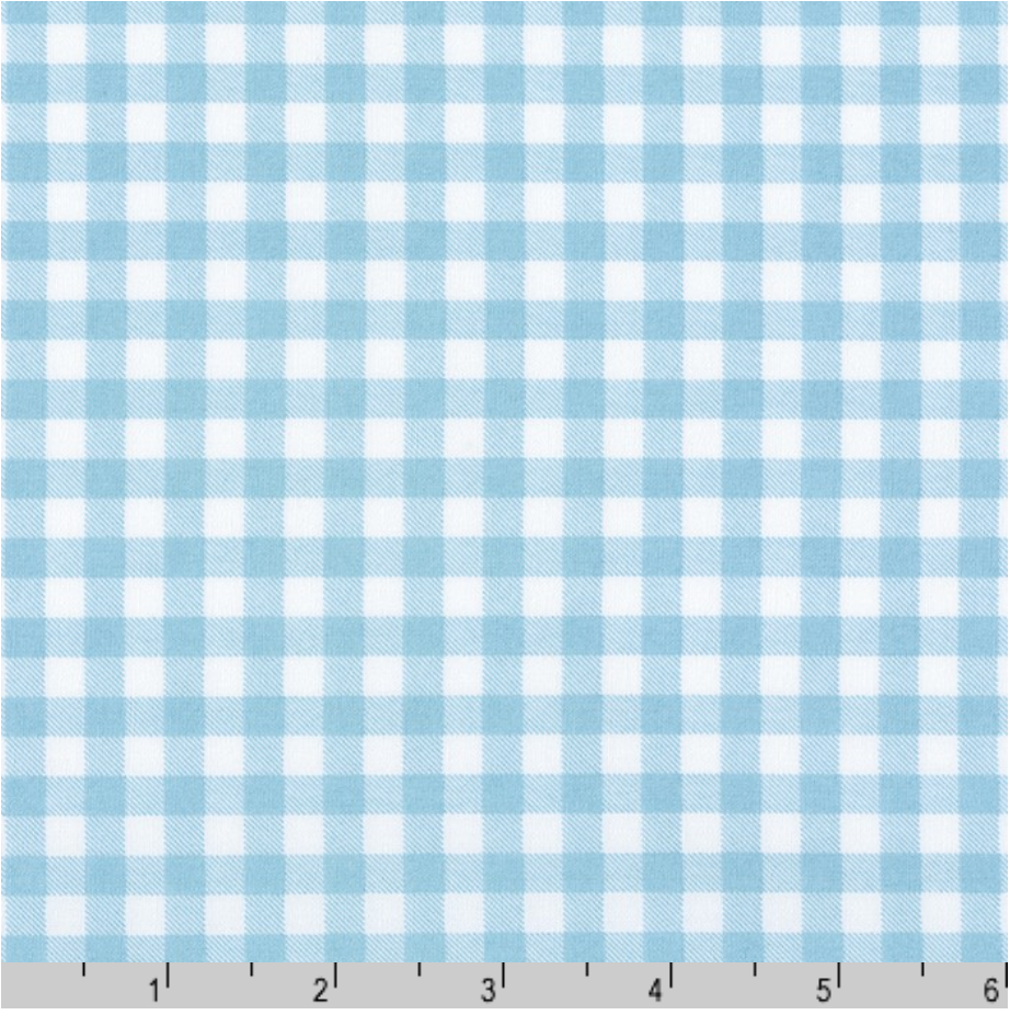 Sevenberry Petite Basics - Plaid Blue Yardage
