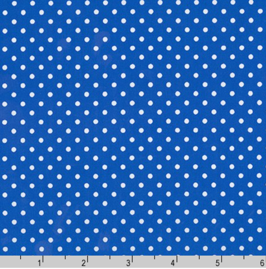Sevenberry Petite Basics - Dots Royal Yardage
