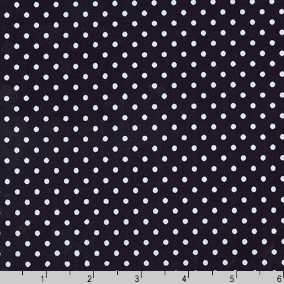 Sevenberry Petite Basics - Dots Midnight Yardage