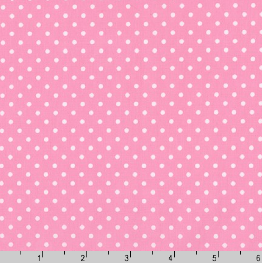 Sevenberry Petite Basics - Dots Peony Yardage