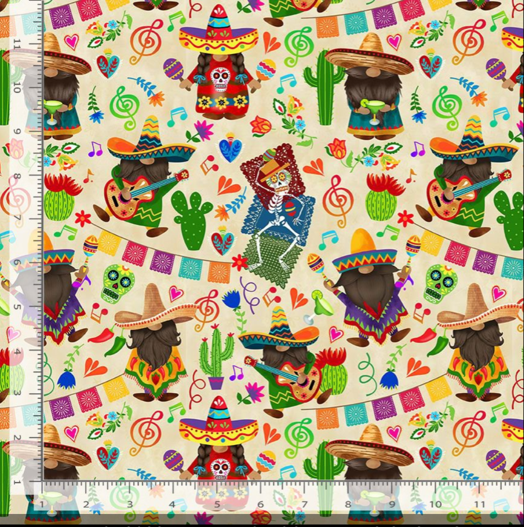 Cinco De Mayo Gnomes Yardage