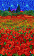 Poppy Dreams - Poppies Field Panel