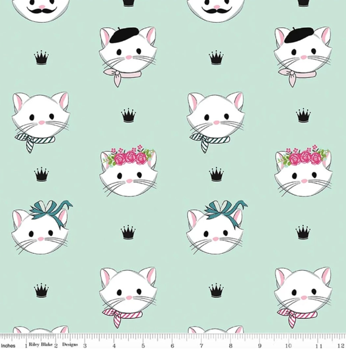 Chloe & Friends - Main Mint Yardage