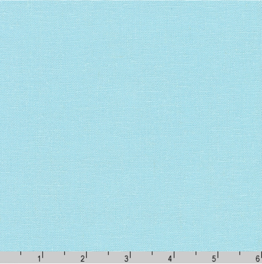 Brussels Washer Aqua Yardage - LINEN + RAYON Blend